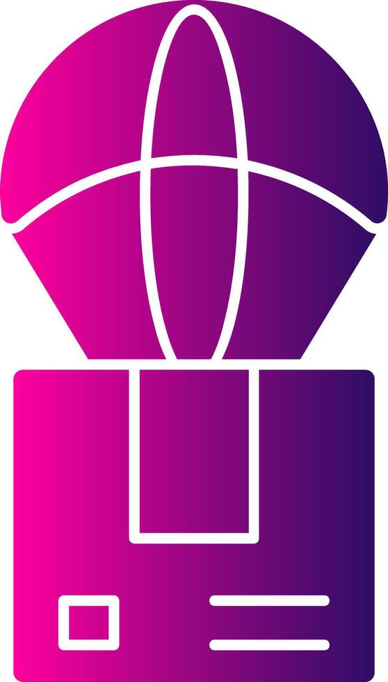 Dropshipper Glyph Gradient Icon vector