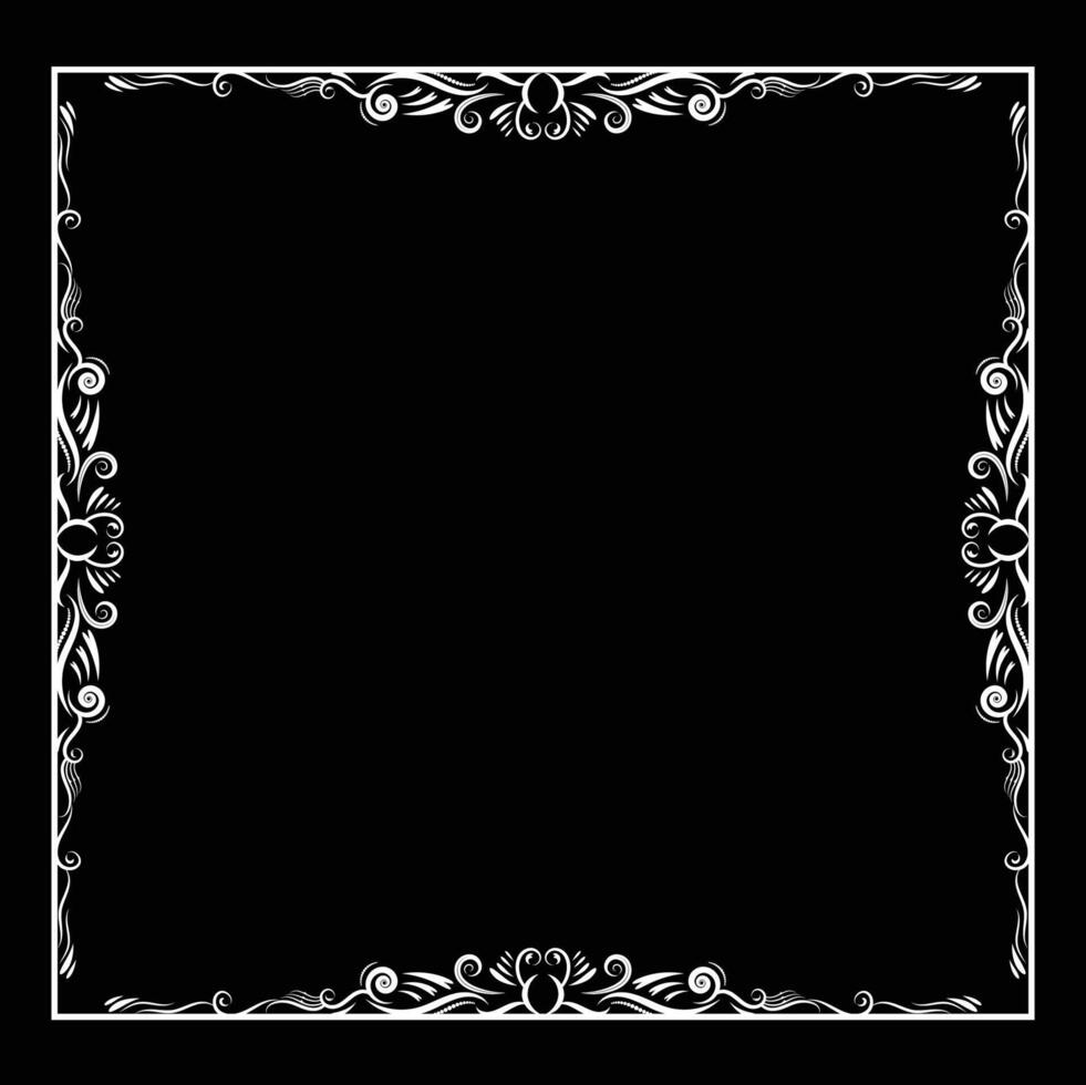 beautiful ornate border vector
