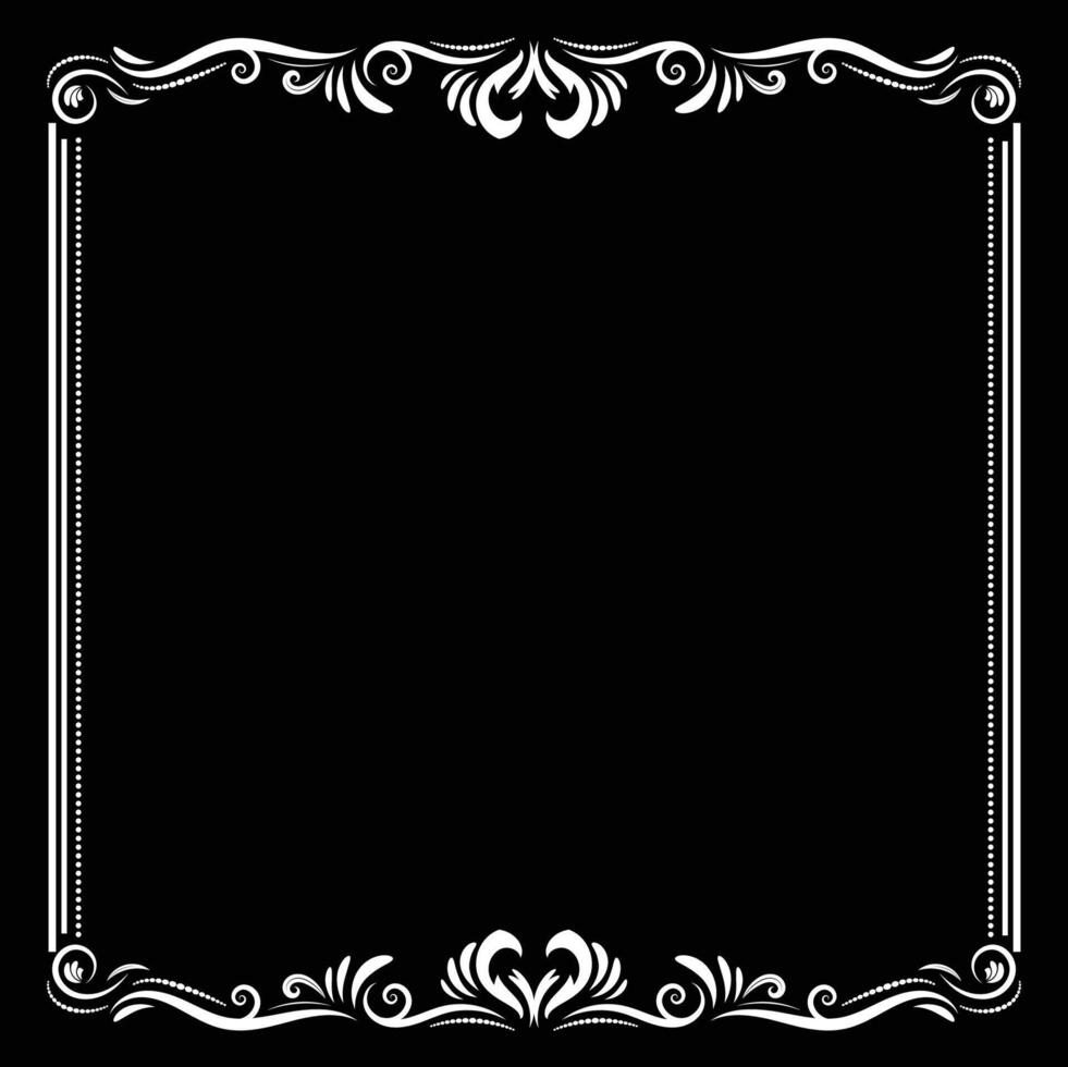 retro decorative border vector
