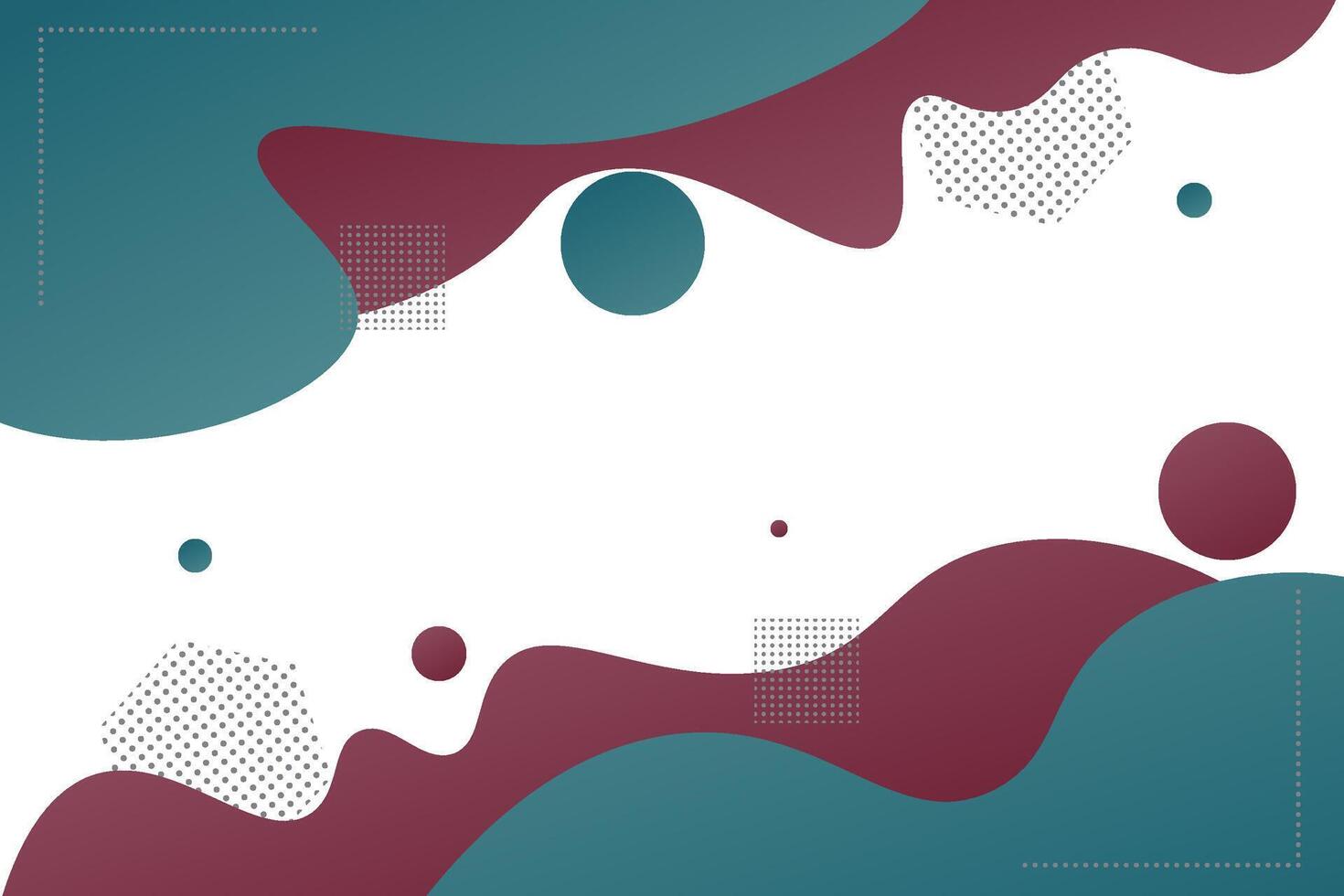 minimal abstract dark green and red liquid color gradient, liquid geometric shapes with dots background. eps10 vector