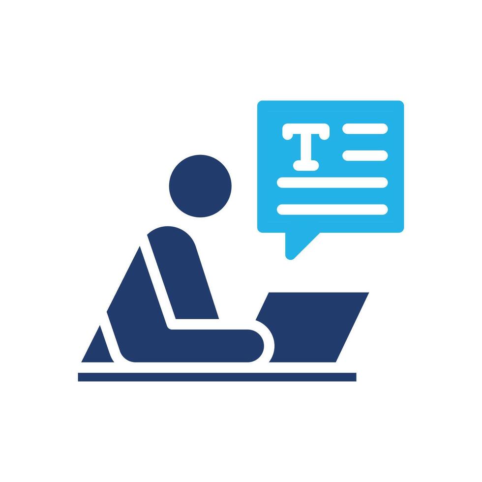 storyteller colored icon design good for web or mobile app vector
