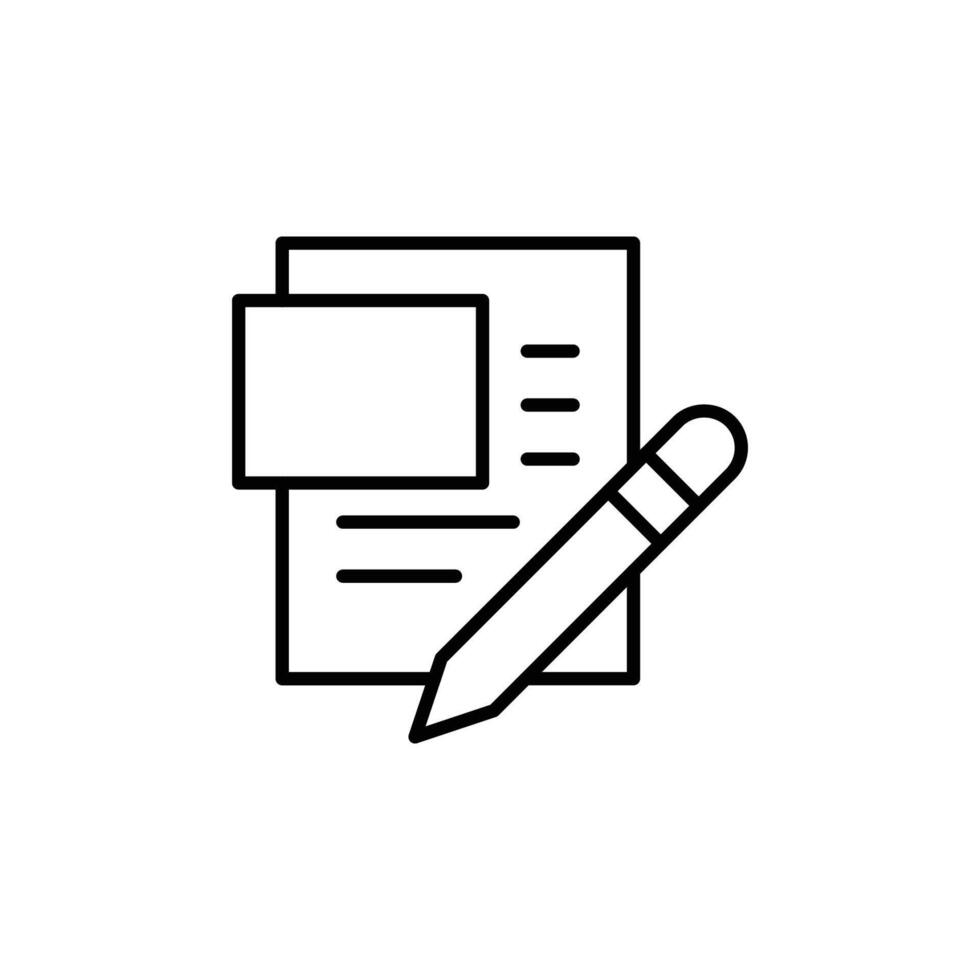 opinion thin outline icon design good for web or mobile app vector