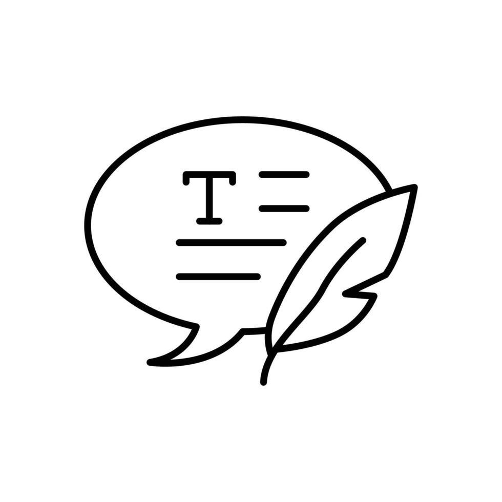 critique thin outline icon design good for web or mobile app vector