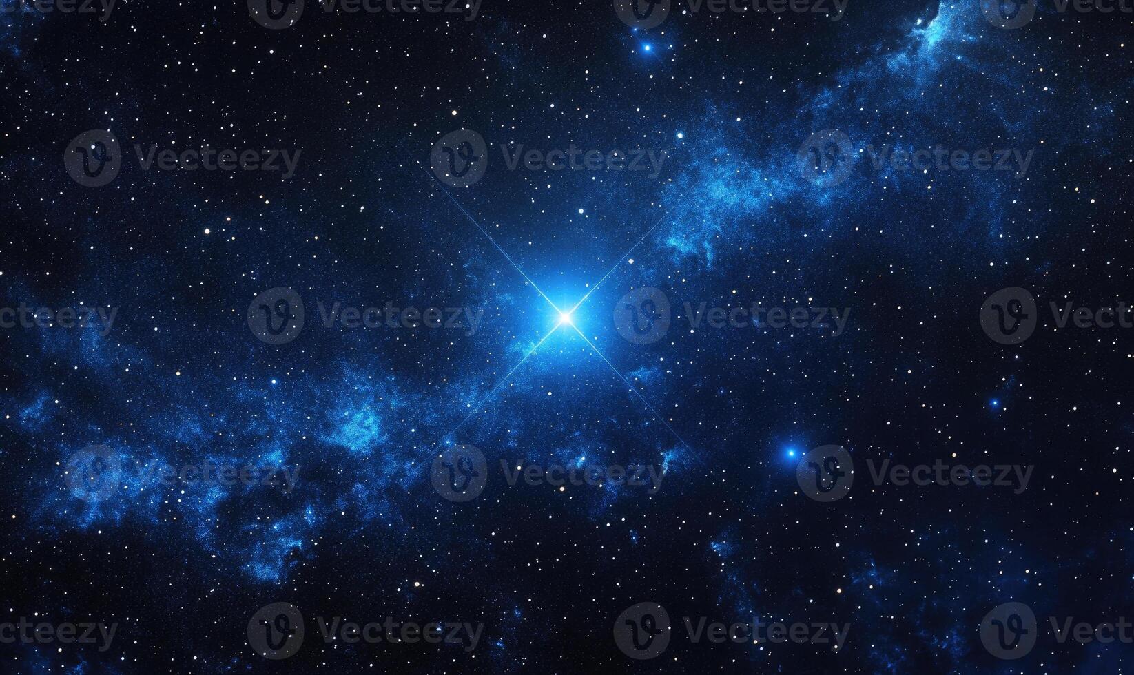 Crux constellation shining brightly, stars twinkling photo