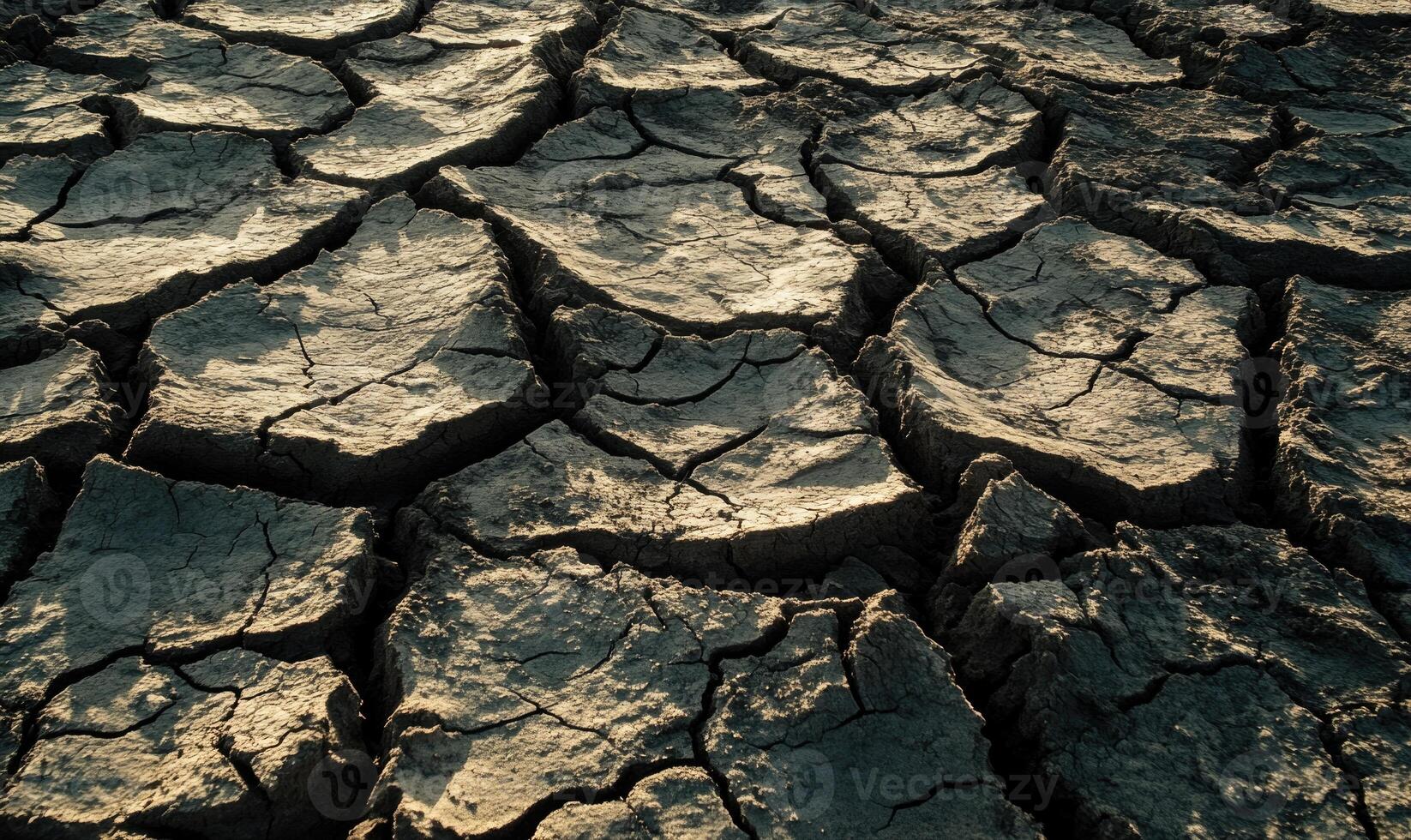Wide view of a drought-affected landscape photo