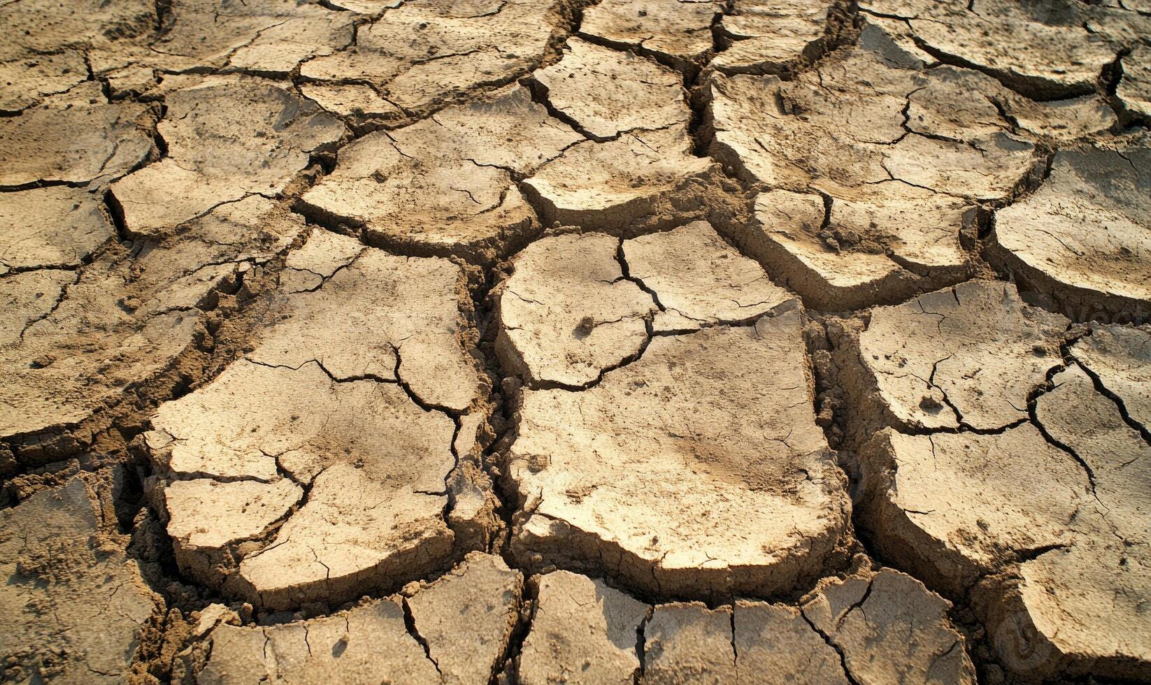 Wide view of a drought-affected landscape photo