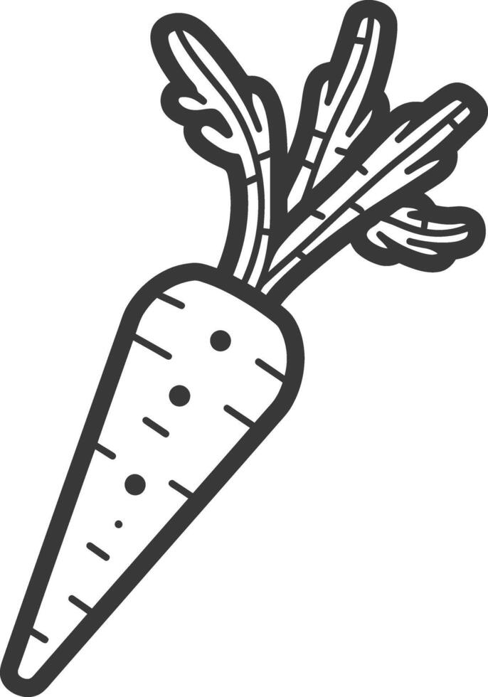 Carrot icon illustration vector