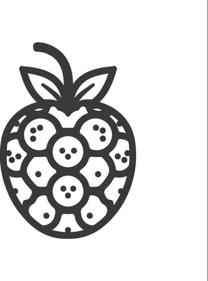 Raspberry icon illustration vector