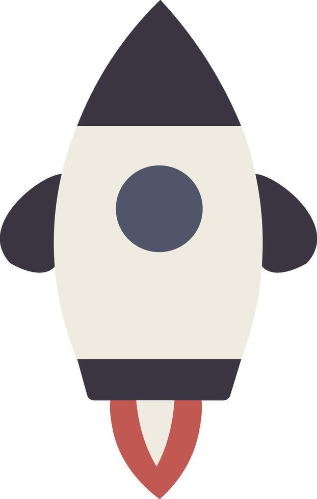 Grey Rocket Launching vector