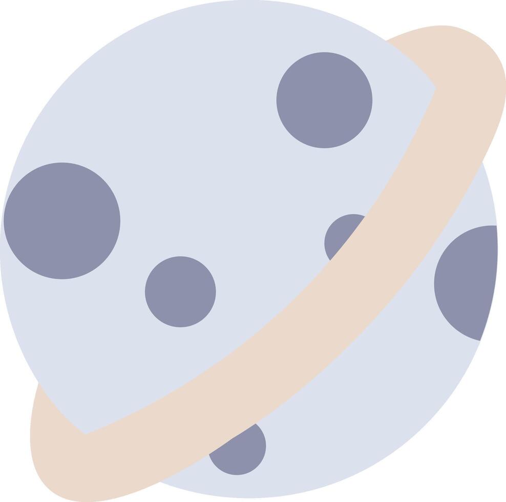 Blue Planet with Orbit vector