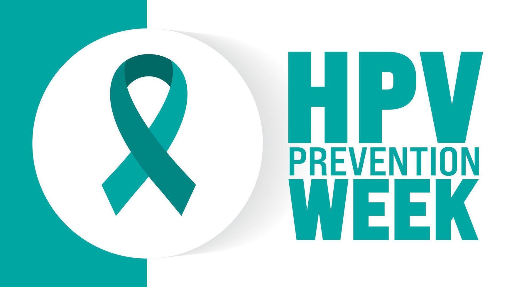 HPV Prevention Week background or banner design template is observed every year in October. Holiday concept. Template for card, poster, placard, template. eps 10 vector