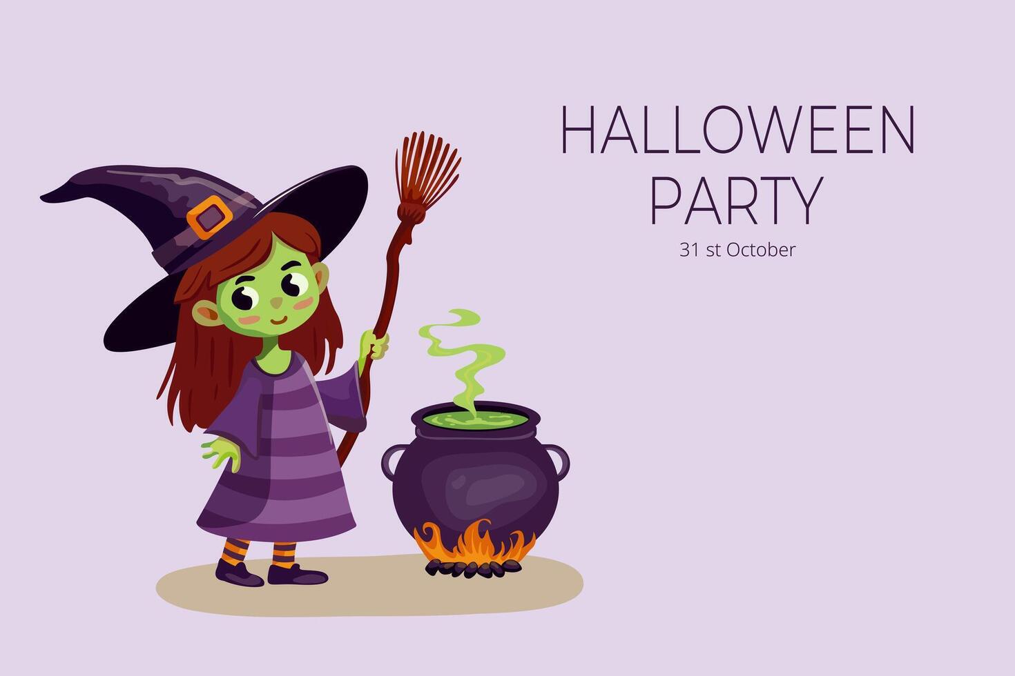 Halloween invitation card vector