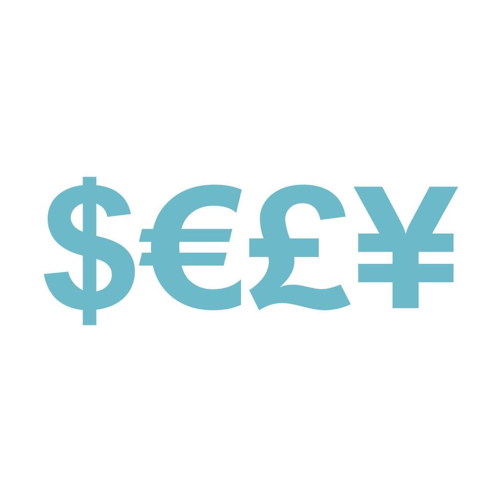 Dollar and euro currency symbol. Flat style illustration. Business icon on background for graphic and web design. Creative illustration concept symbol vector
