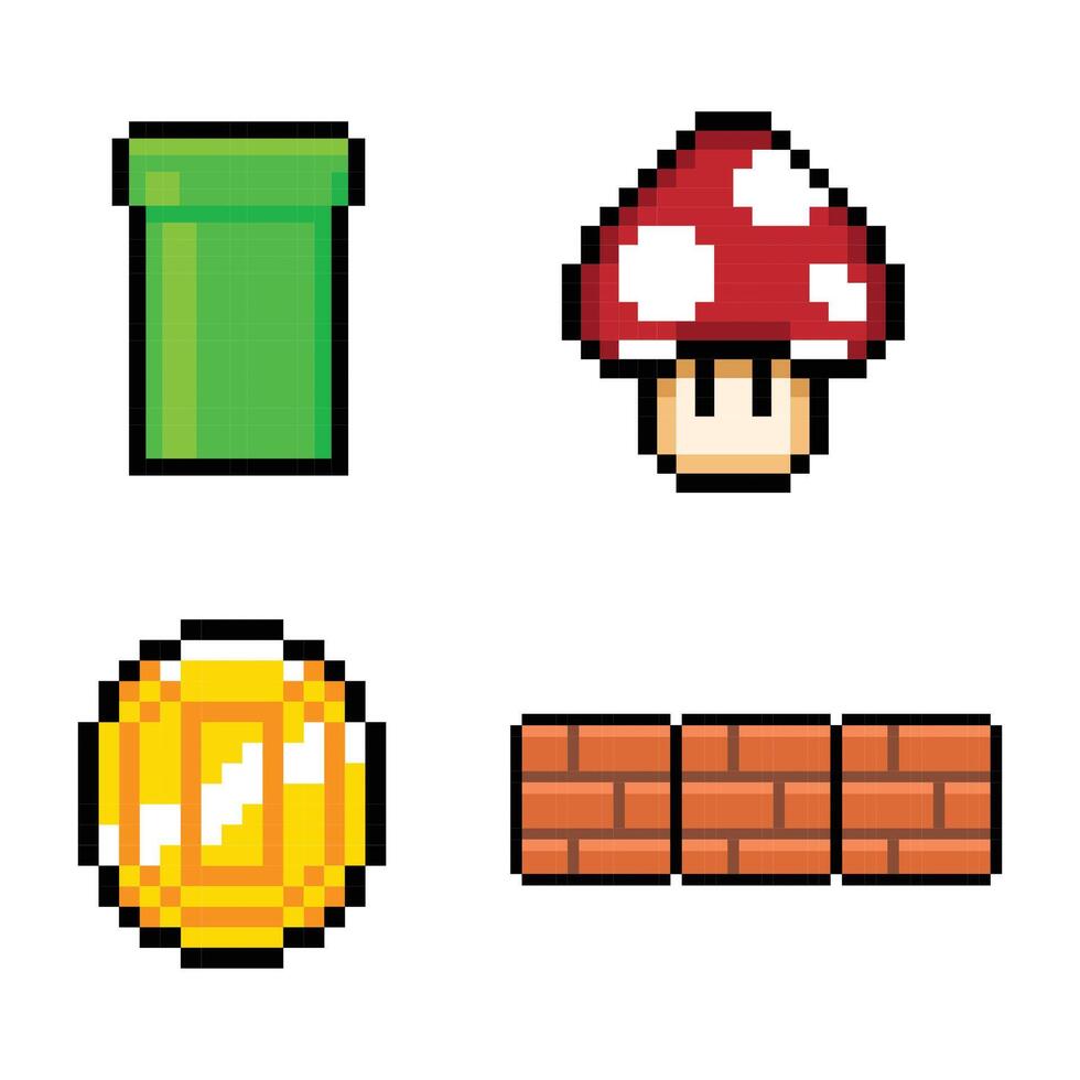 Game Item Game Pixel vector