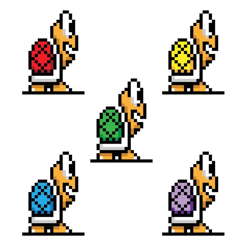 Enemy Turtle Old Game Pixel vector