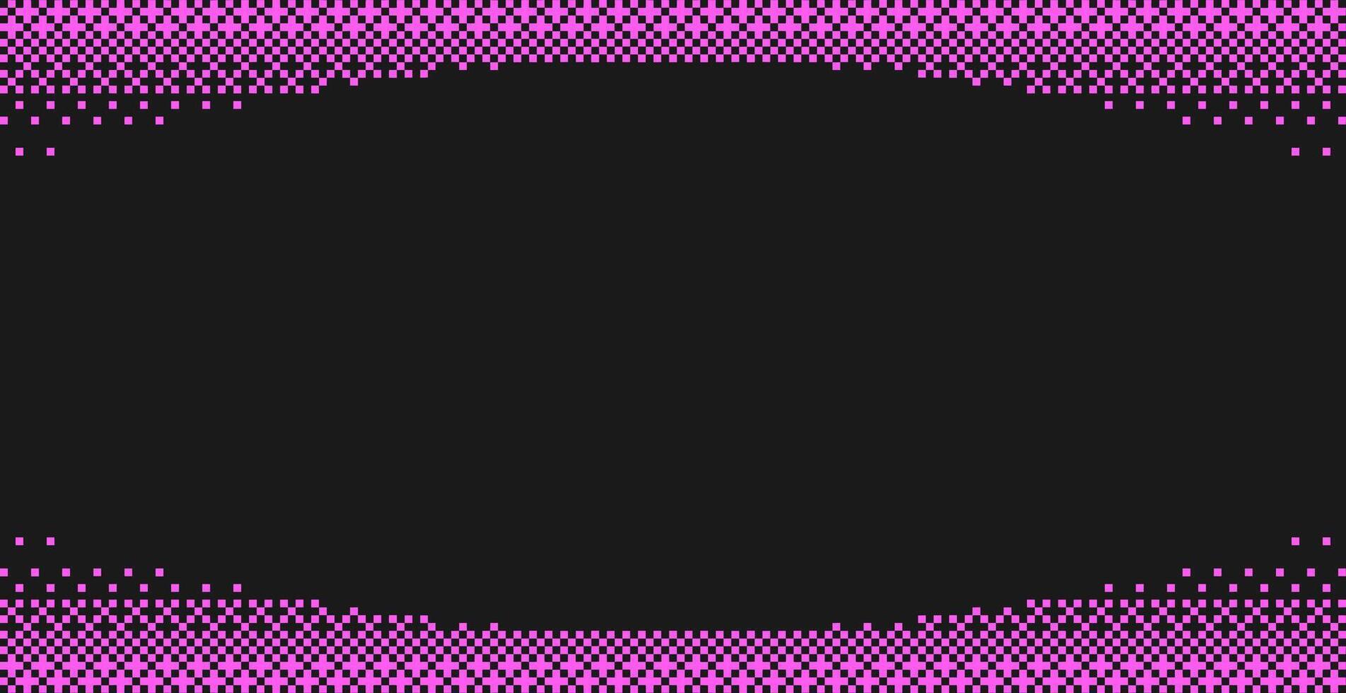 Set of pixelated gradient bitmap texture. Blue and pink dither pattern background. Futuristic y2k retro design vector