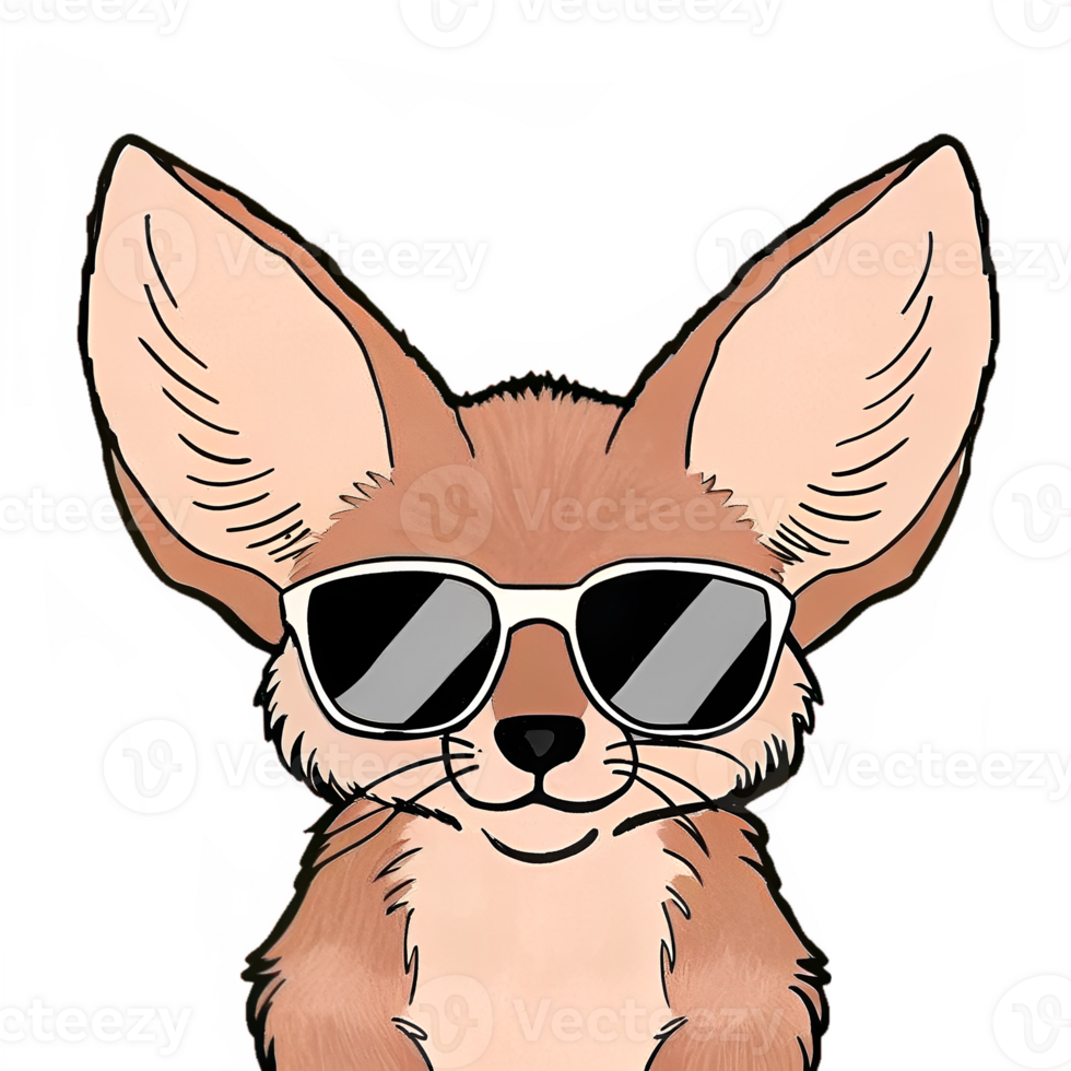 Fenex with Sunglasses png