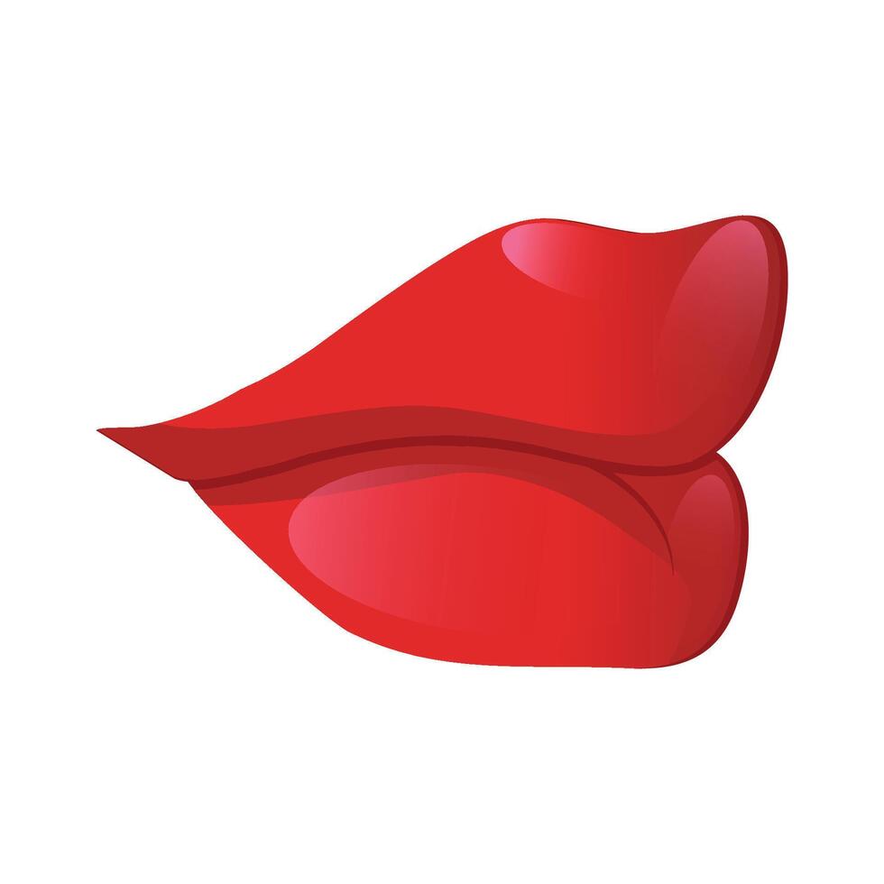 Lips Beauty Flat vector