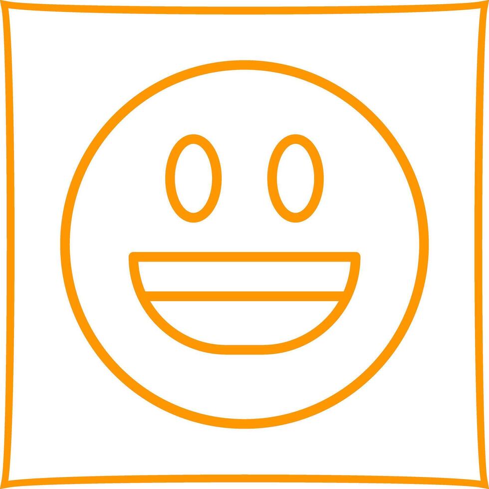 Smiling Face with Open Mouth vector