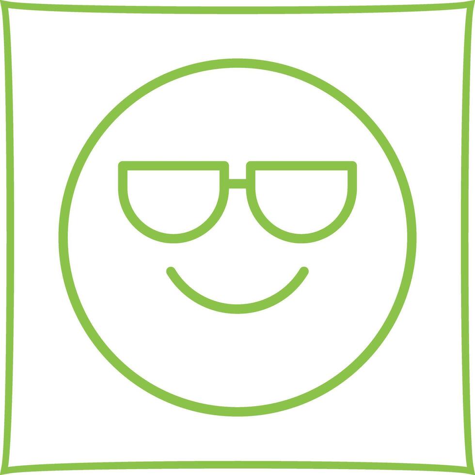 Smiling Face with Sunglasses vector