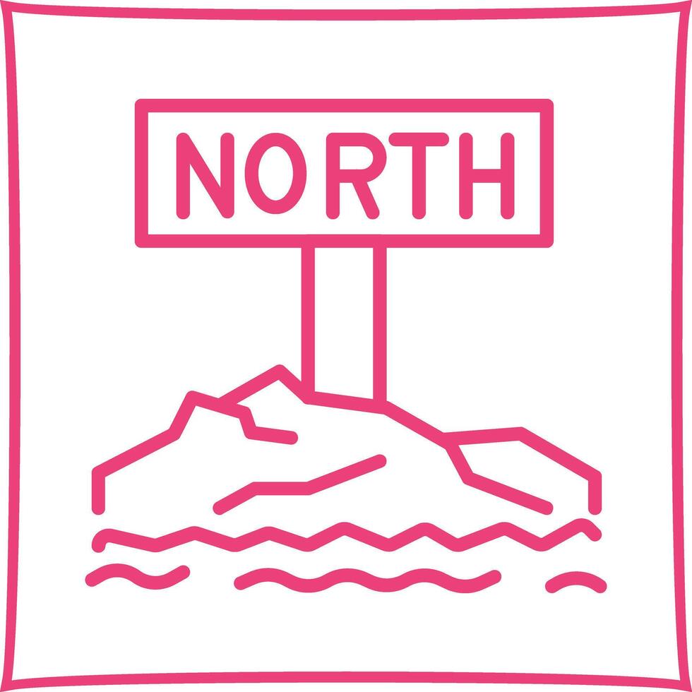 Northpole Icon Design vector