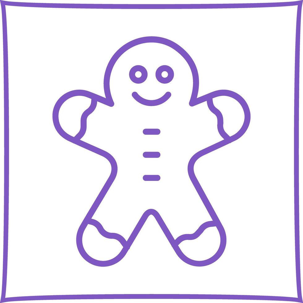 Gingerbread Icon Design vector