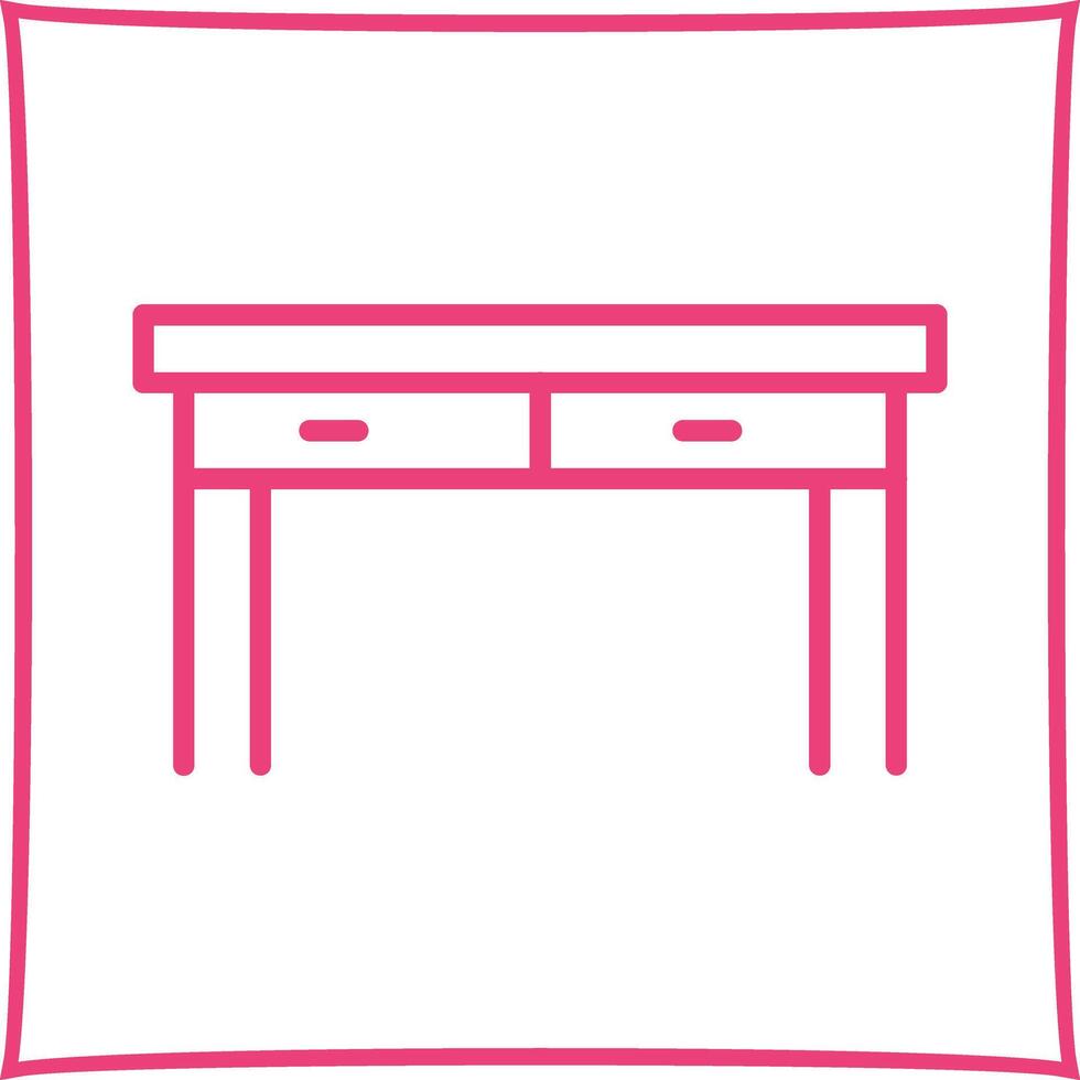 Table Icon Design vector