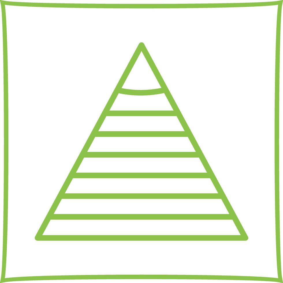 Pyramid Graph Icon Design vector