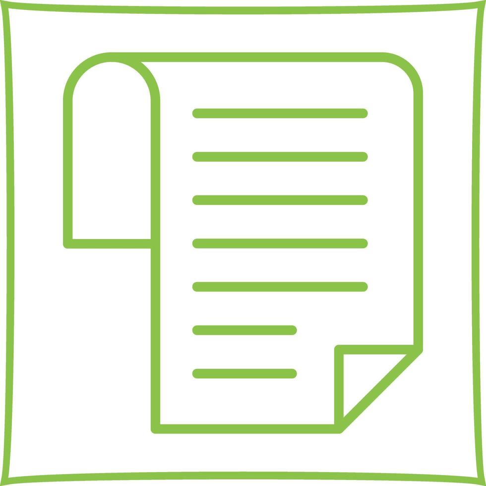 Document Icon Design vector