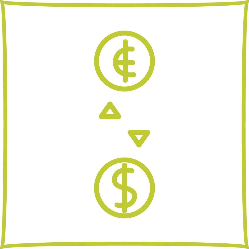 Currency Exchange Icon Design vector