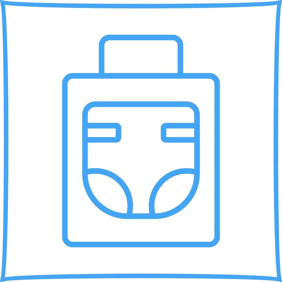 42 - Diaper Bag.eps vector