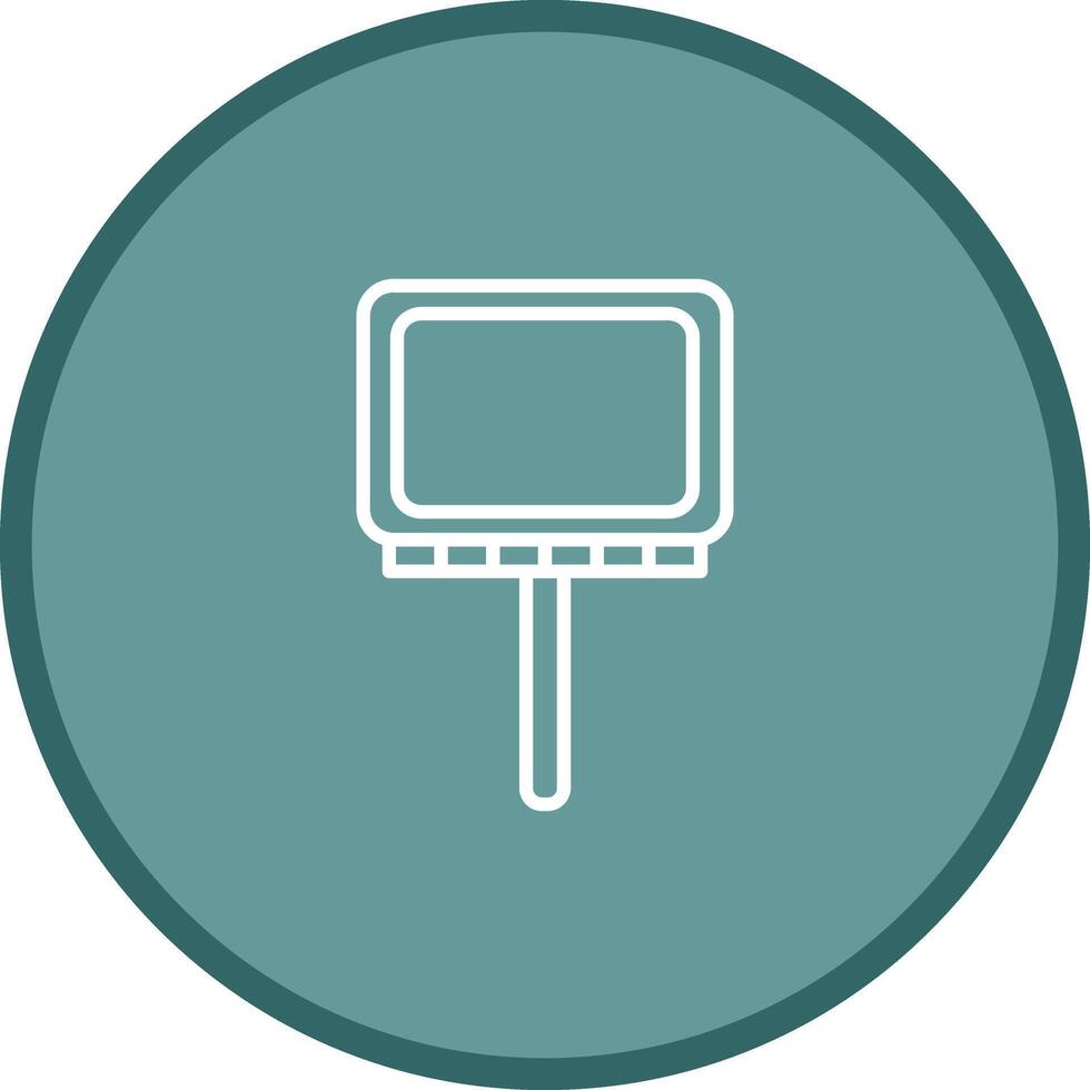 Billboard Icon Design vector
