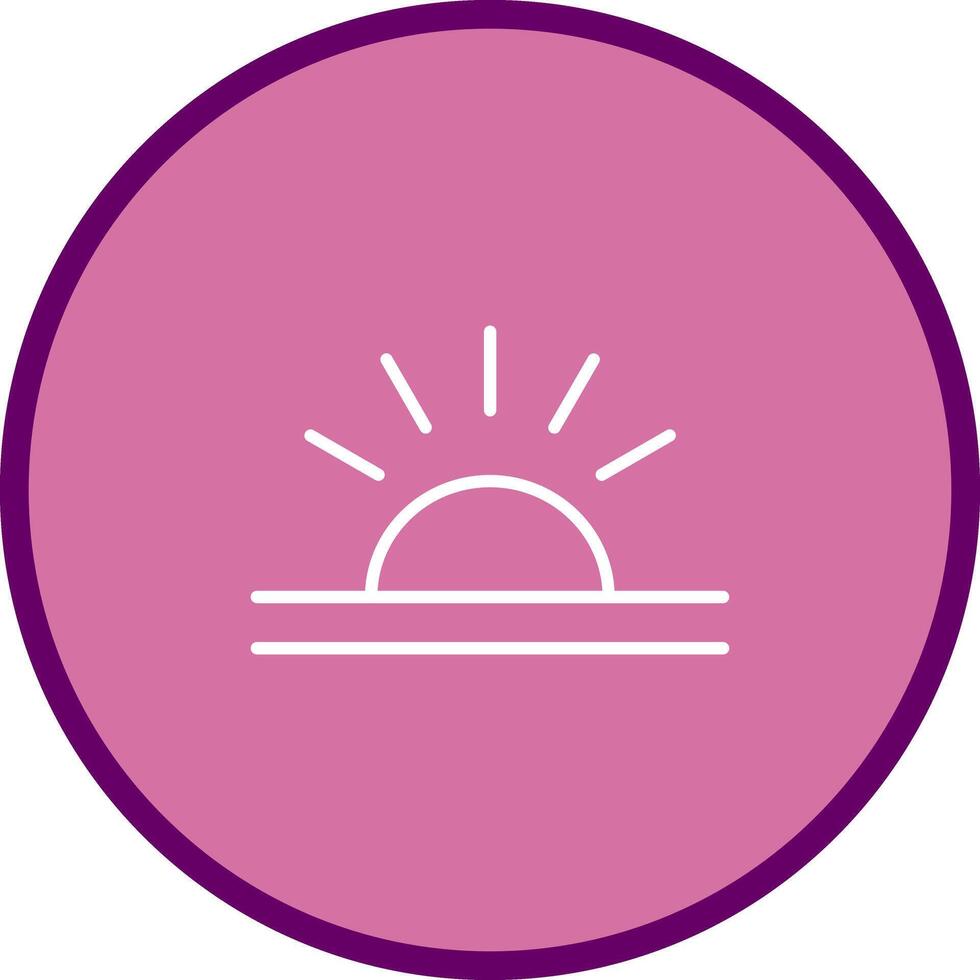 Sunrise Icon Design vector