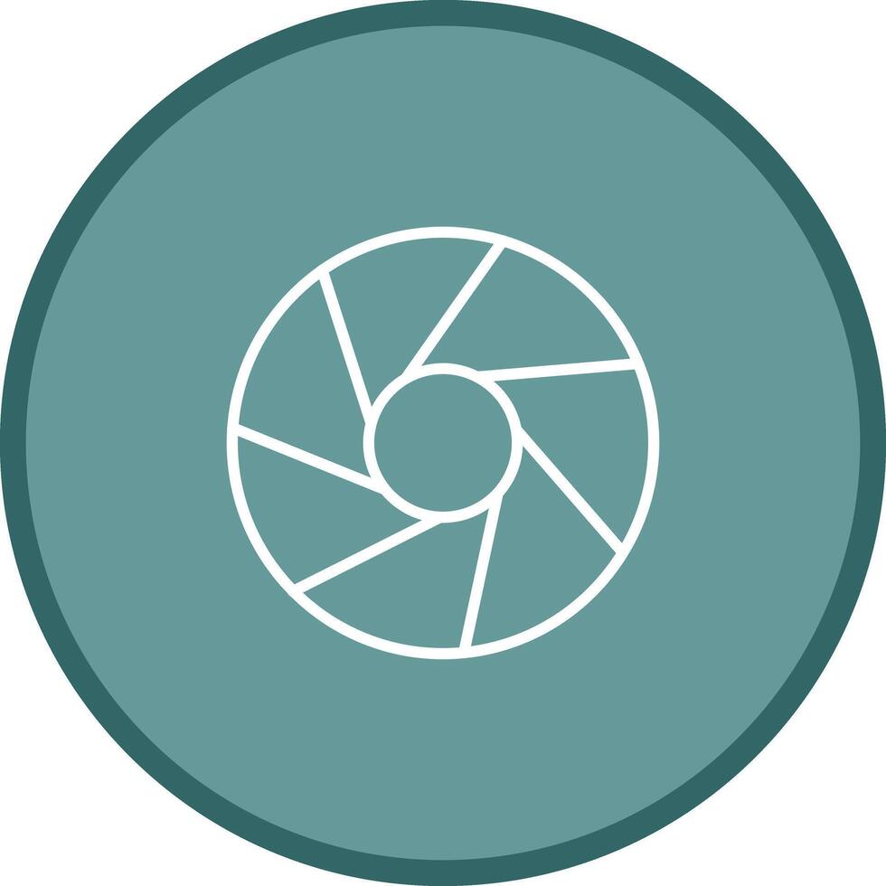 Aperture Artifacts Icon Design vector