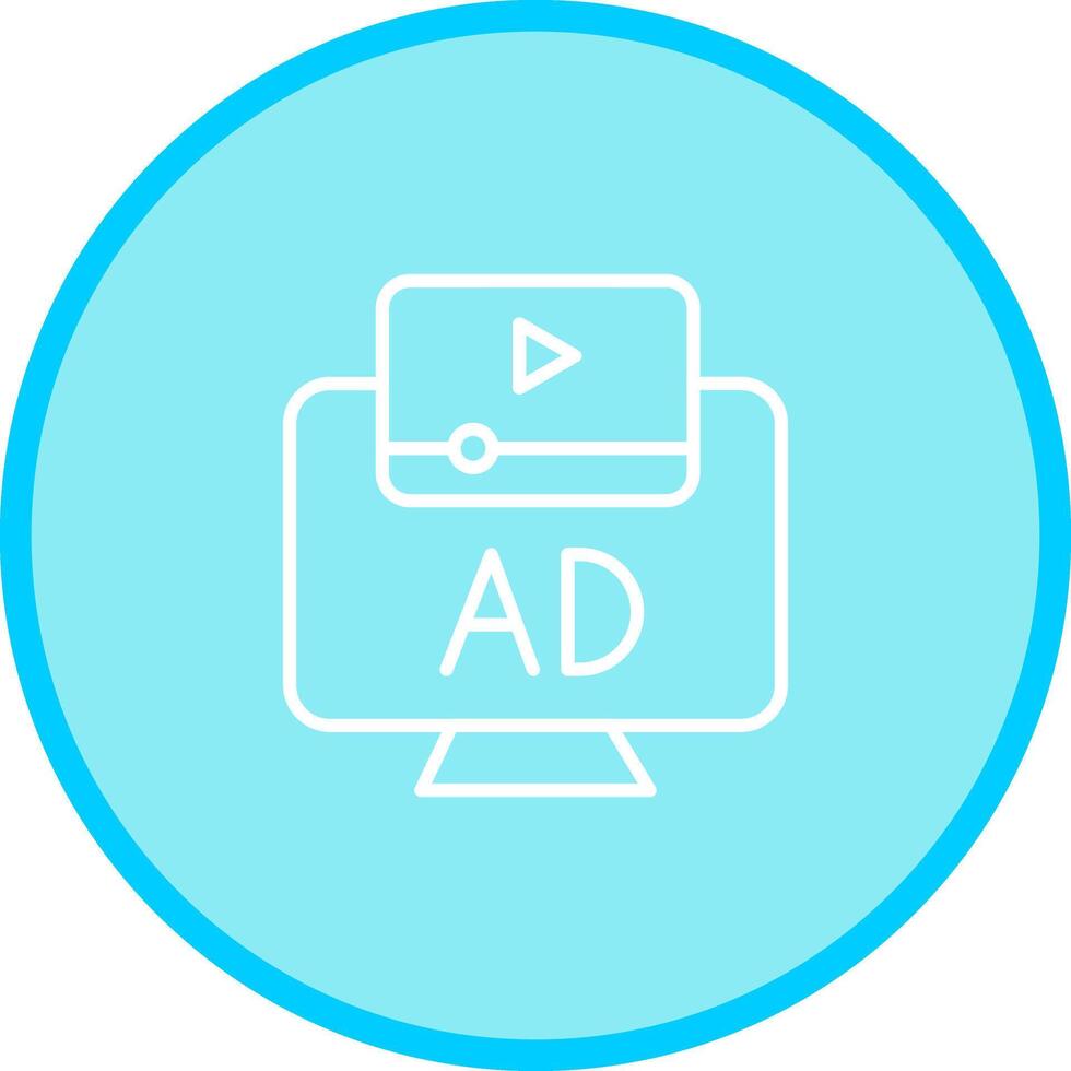 Ad Icon Design vector