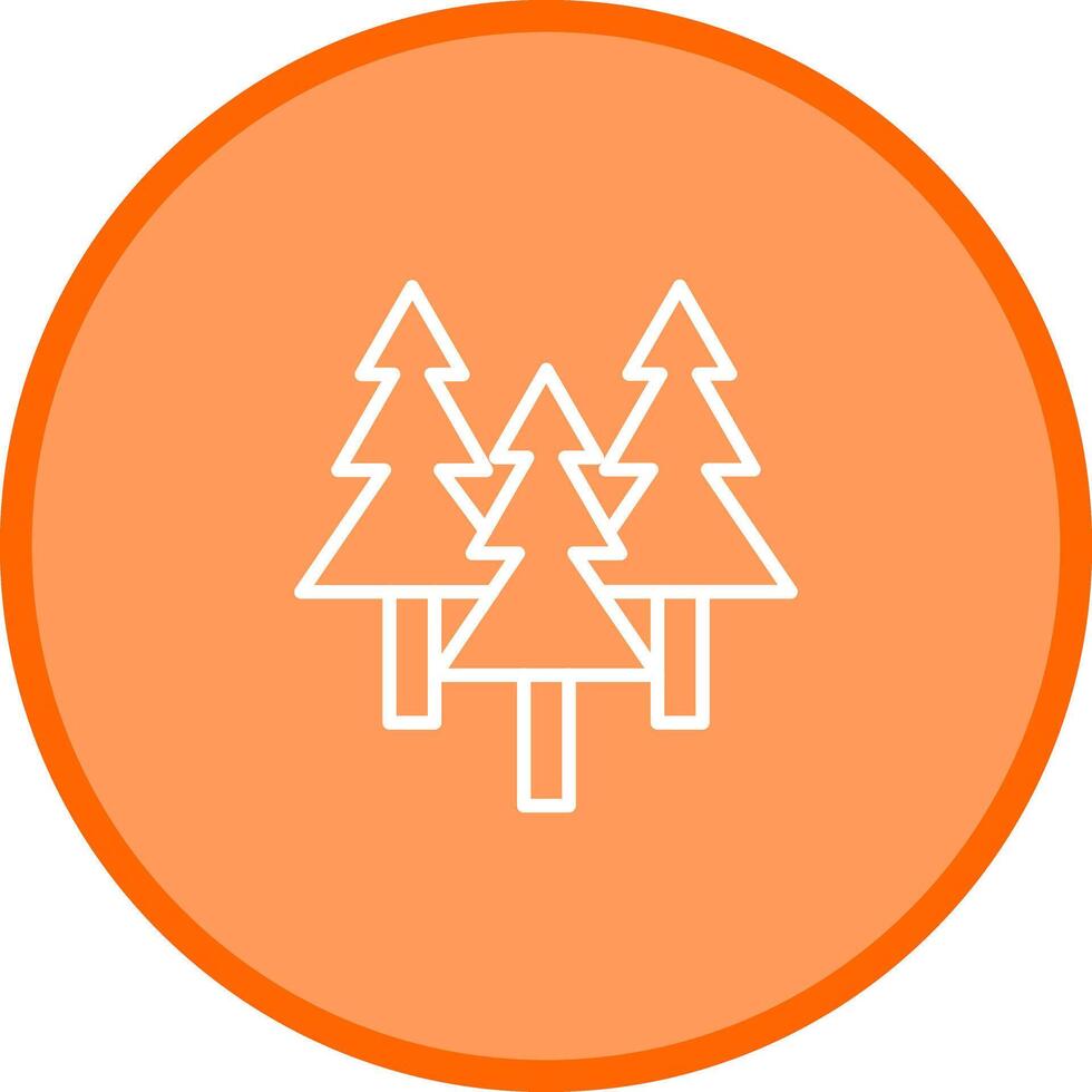 Evergreen Tree Icon Design vector