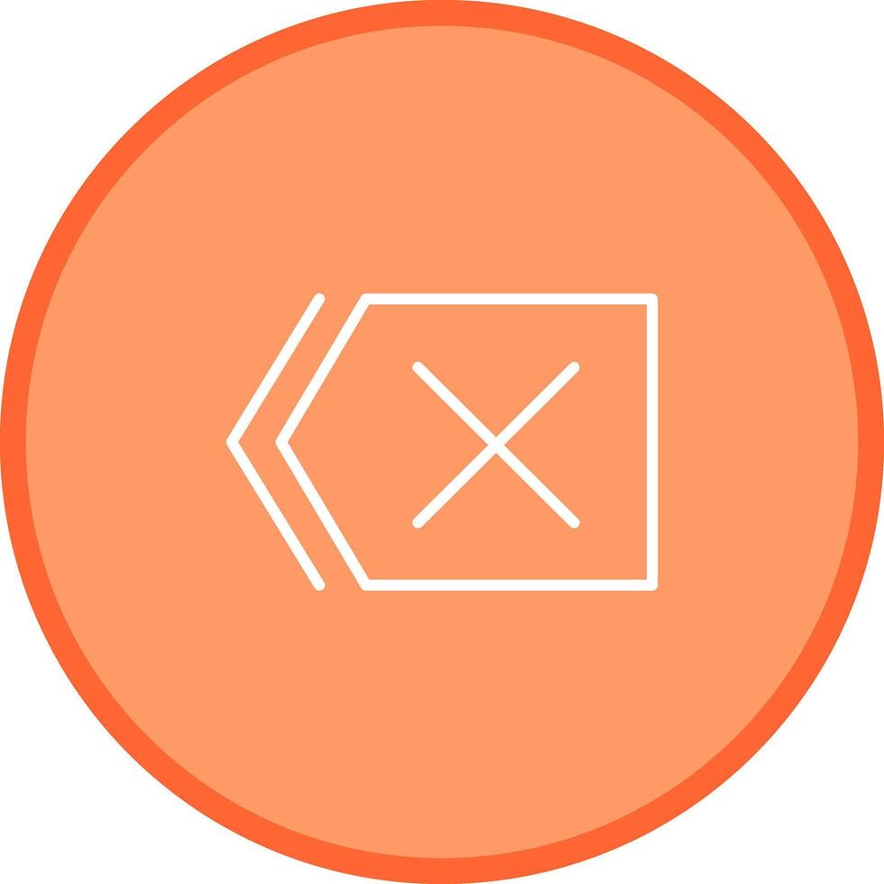 Delete Icon Design vector