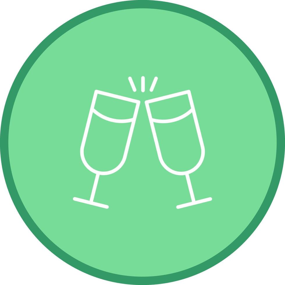 Wine Cheers Icon Design vector