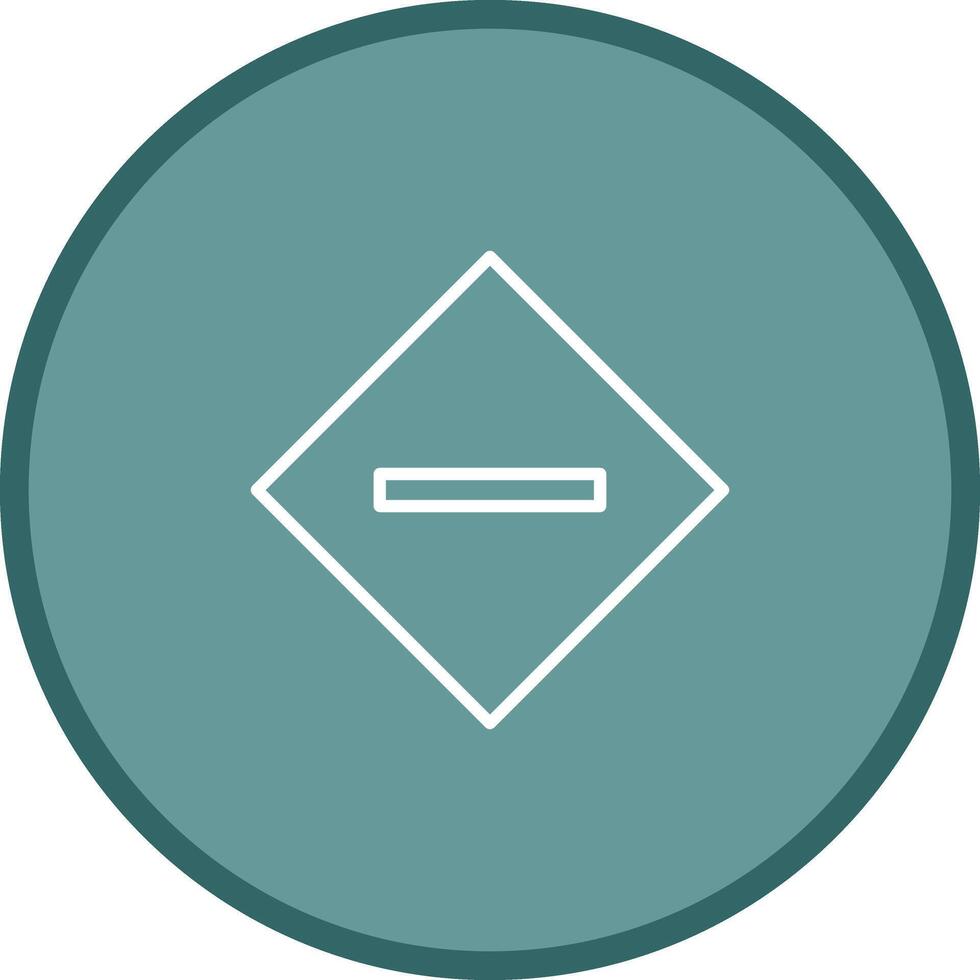 Minus Sign Icon Design vector