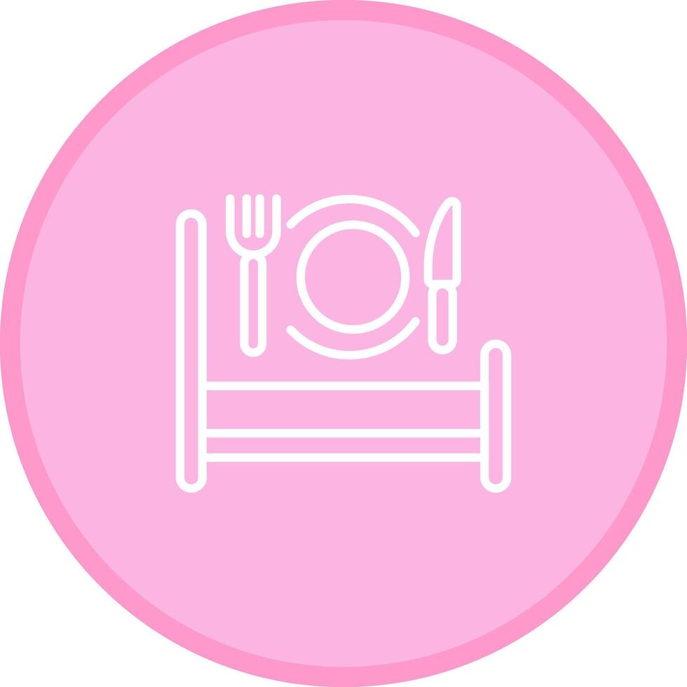 Breakfast in Bed Icon Design vector