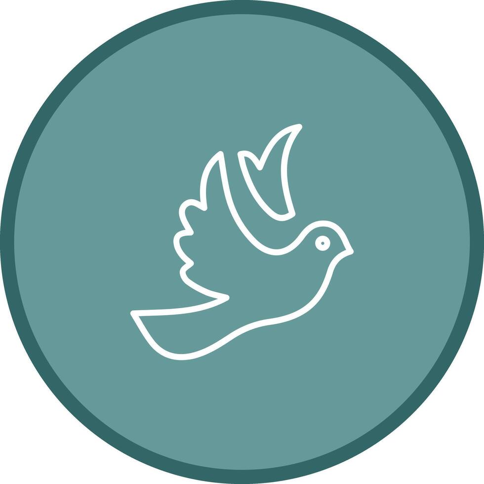 Dove of Peace Icon Design vector