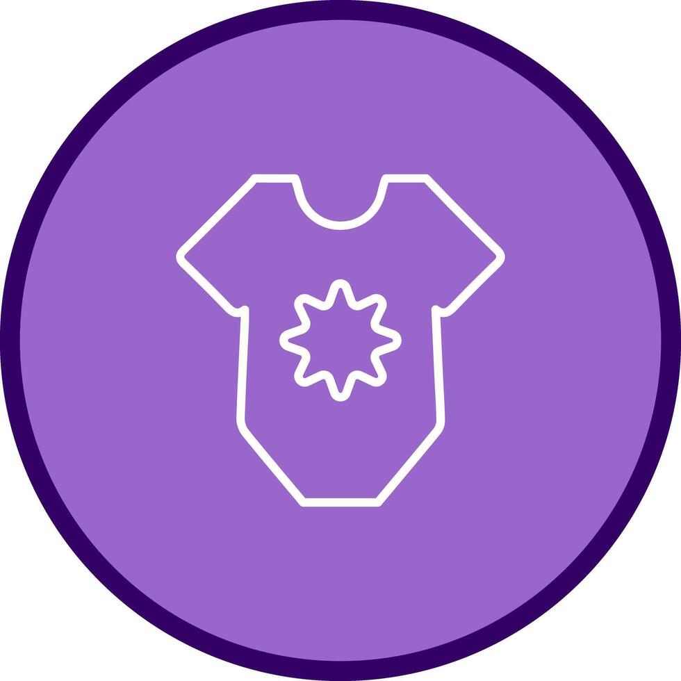 Adorable Onesies Icon Design vector