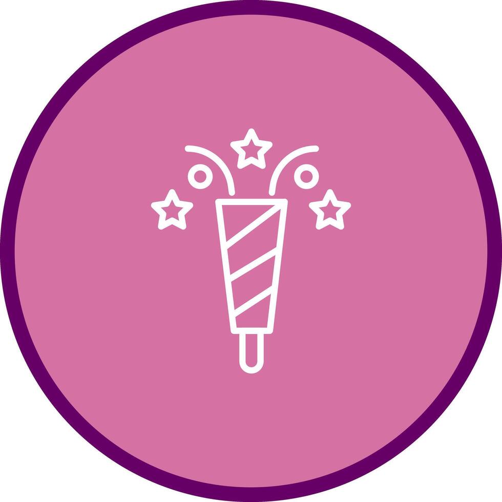 Popper Icon Design vector