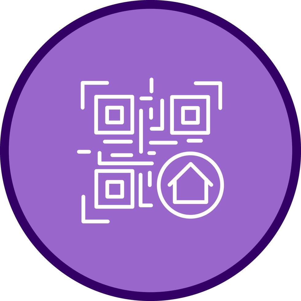 QR Code Menu Icon Design vector