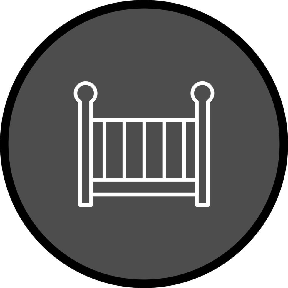 Nursery Cots Icon Design vector