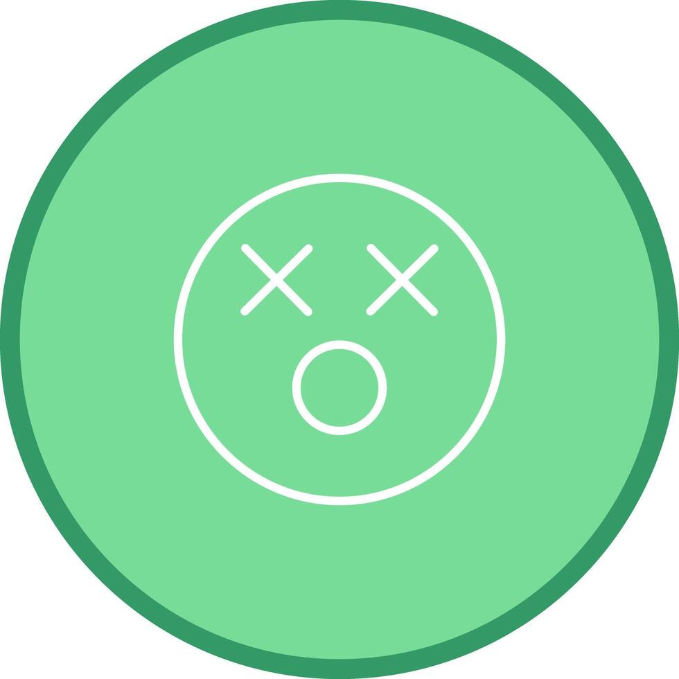 Dizzy Face Icon Design vector