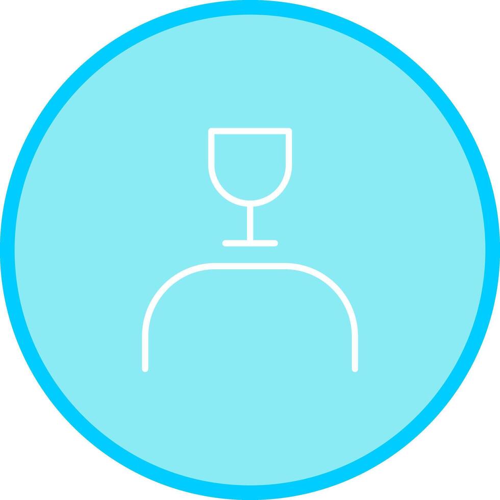 Wine Snob Icon Design vector