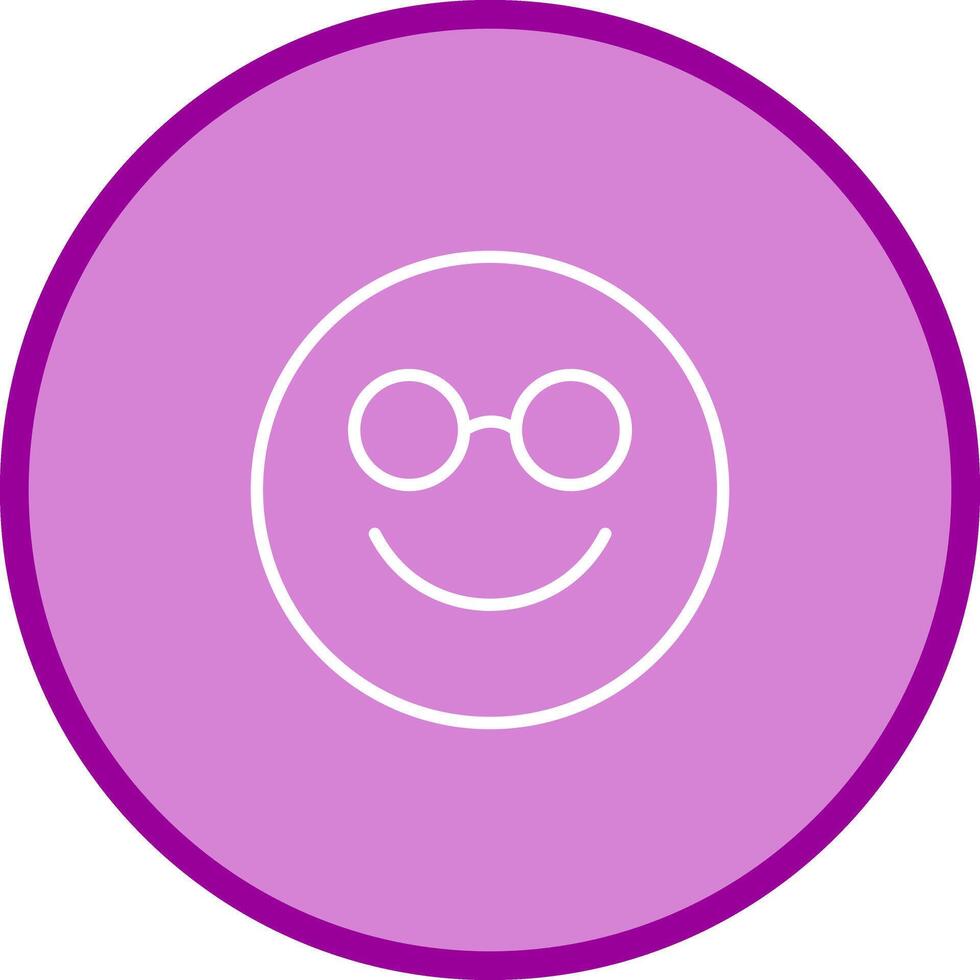 Nerd Face Icon Design vector