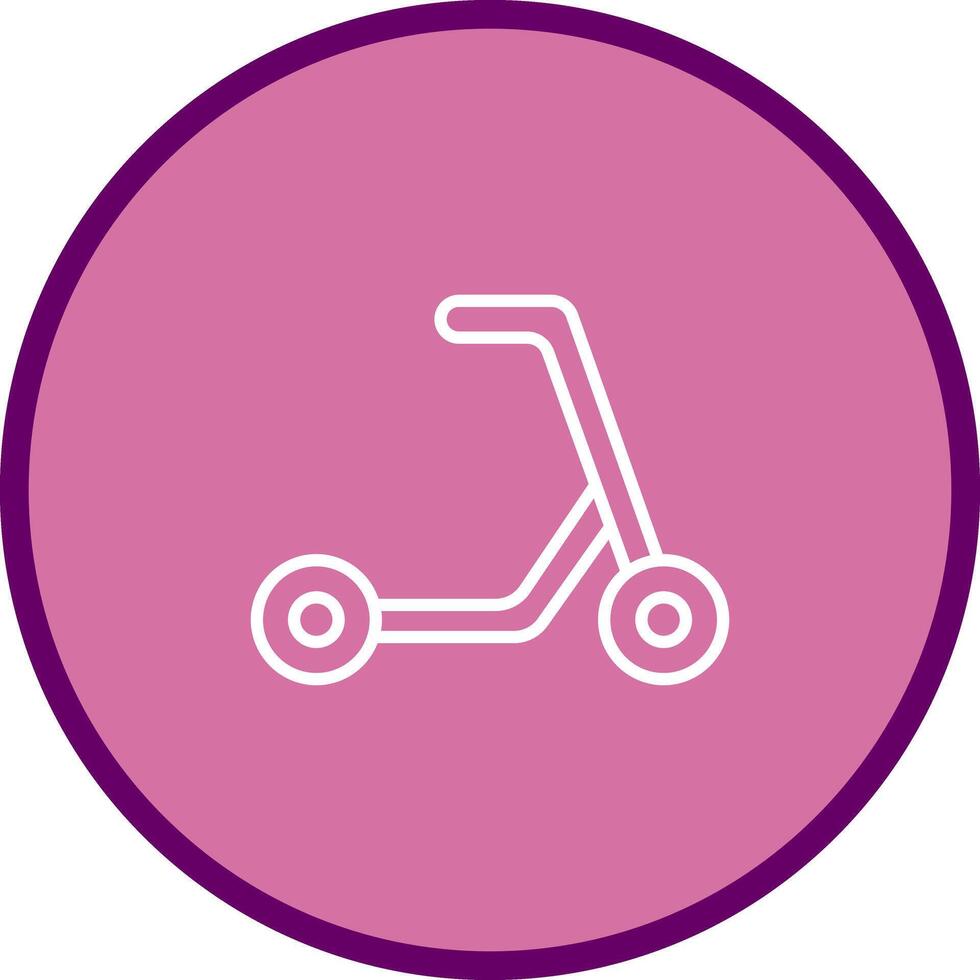 Kick Scooter Icon Design vector