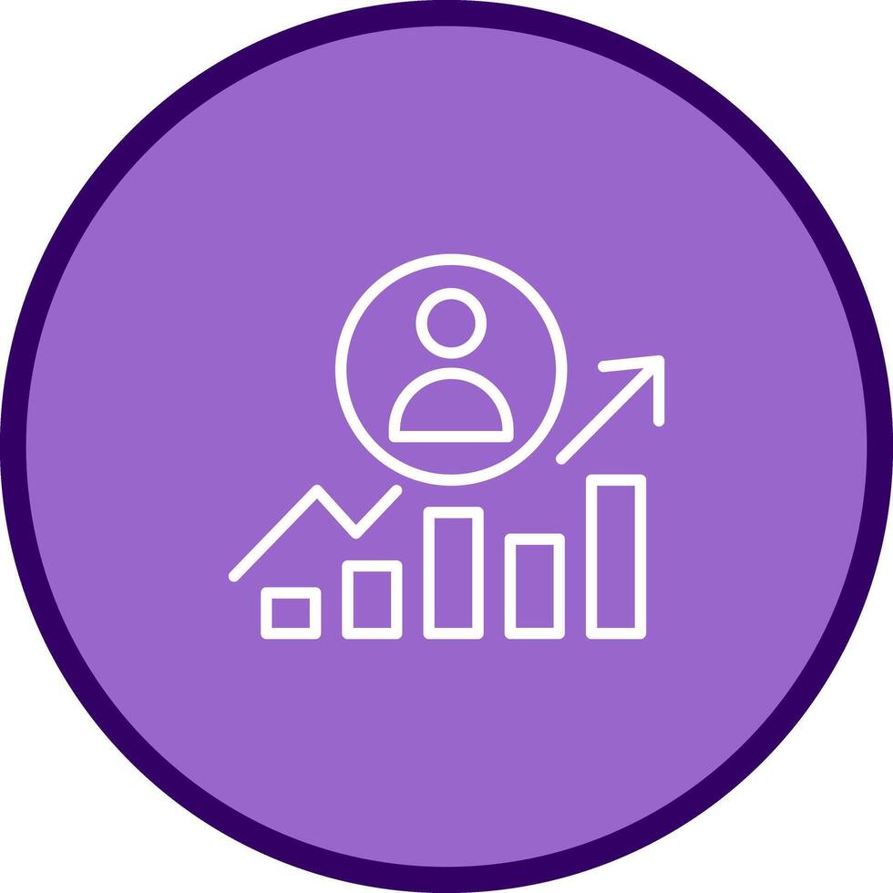 Career Growth Icon Design vector